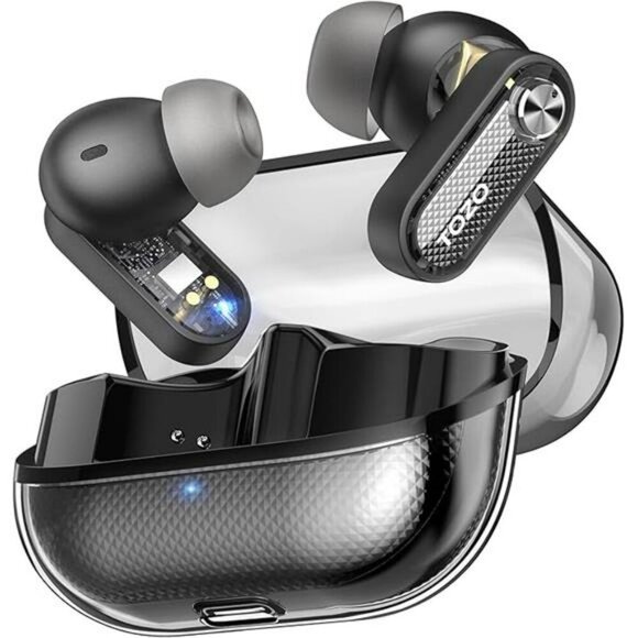 Noise Cancelling Wireless Earbuds Bluetooth 5.4 Deep Bass Mic Waterproof - Picture 7 of 7